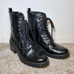 Black Combat Boots